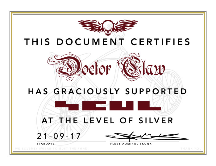 donation certificate - doctor claw